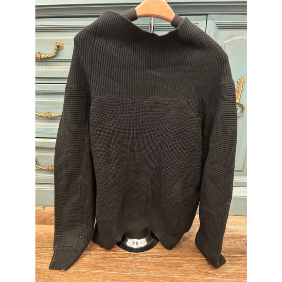 Hayden NWT black sweater with wide cowl neck - Picture 3 of 4